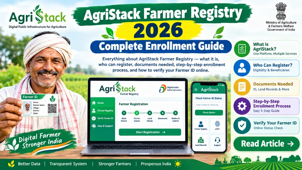 AgriStack Farmer Registry Enrollment 2026