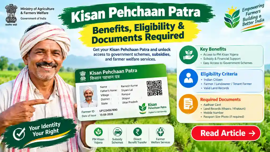 Kisan Pehchaan Patra Benefits and Eligibility
