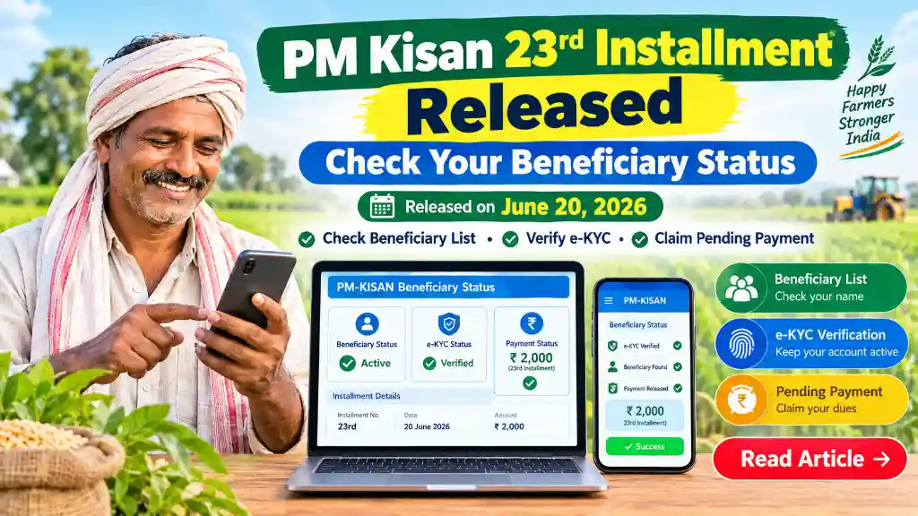 PM Kisan 23rd Installment 2026
